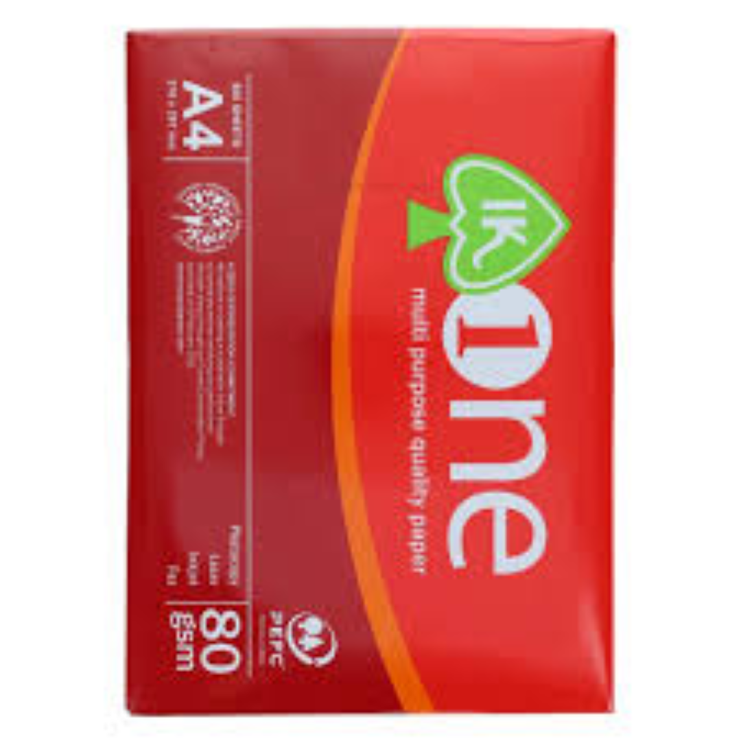 IK ONE A4 PRINTING PAPERS 80GSM